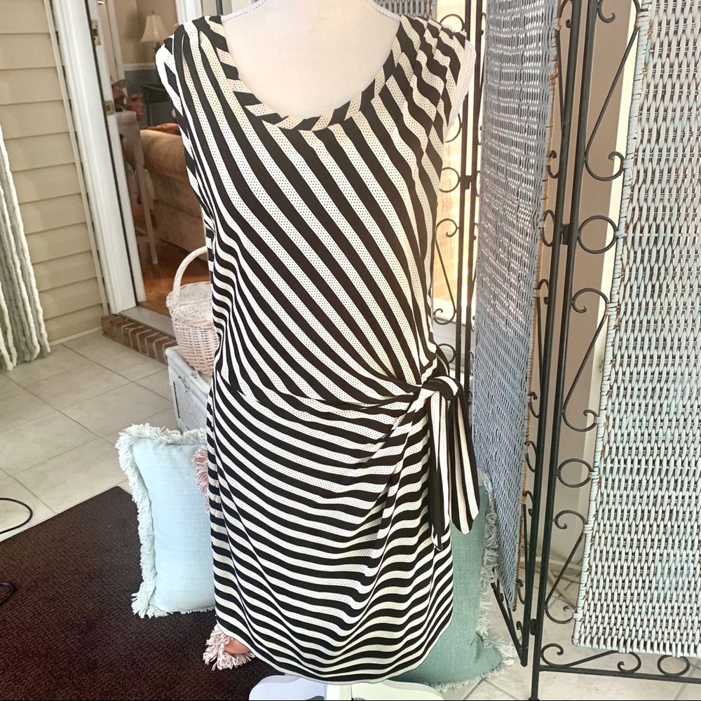 Guess Brand Sleeveless Striped Dress; Sz 12 EUC!